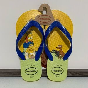 Havaianas The Simpsons Flip Flops-Size 5 NWT